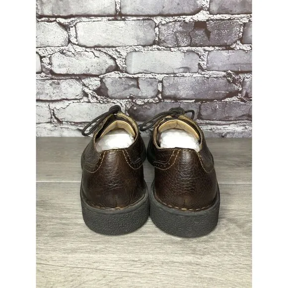 Born Brown Leather Brogue Wingtip Oxfords Lace Casual Shoes Men’s Sz 10M US/44EU