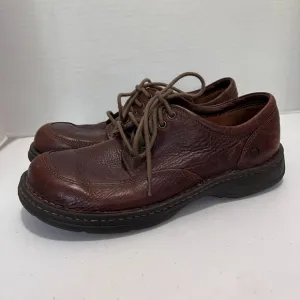 Born Men's Sierra Brown Leather Lace Up Shoes Size 10