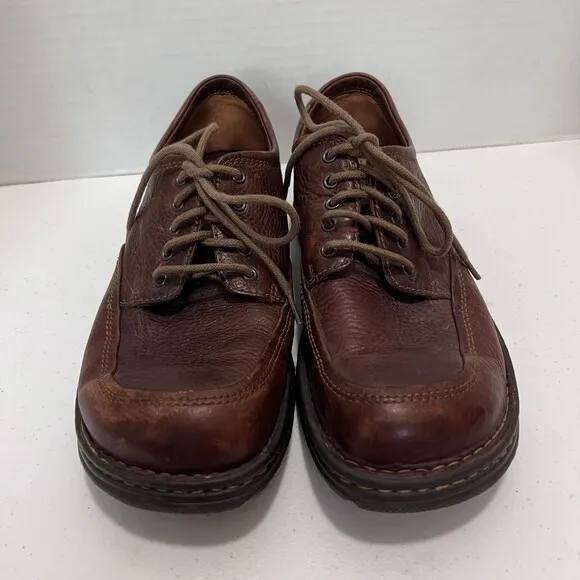 Born Men's Sierra Brown Leather Lace Up Shoes Size 10