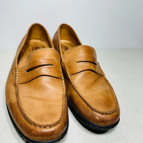 BORN SIMON II PENNY LOAFER LEATHER SHOES MENS 11,5 SLIP ONS