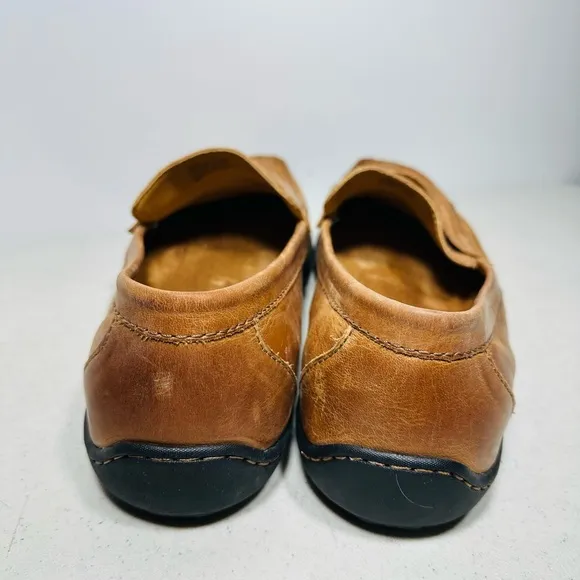 BORN SIMON II PENNY LOAFER LEATHER SHOES MENS 11,5 SLIP ONS