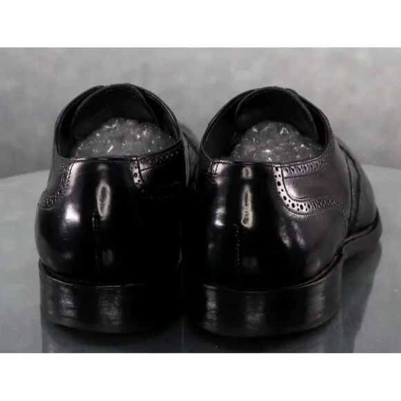 Bostonian Footsaver Men's Wingtip Dress Shoes Size 10.5 D Black Made in USA