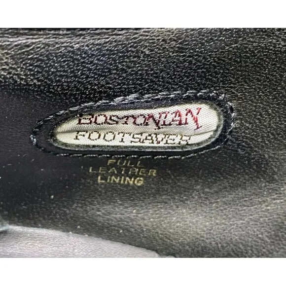 Bostonian Footsaver Men's Wingtip Dress Shoes Size 10.5 D Black Made in USA