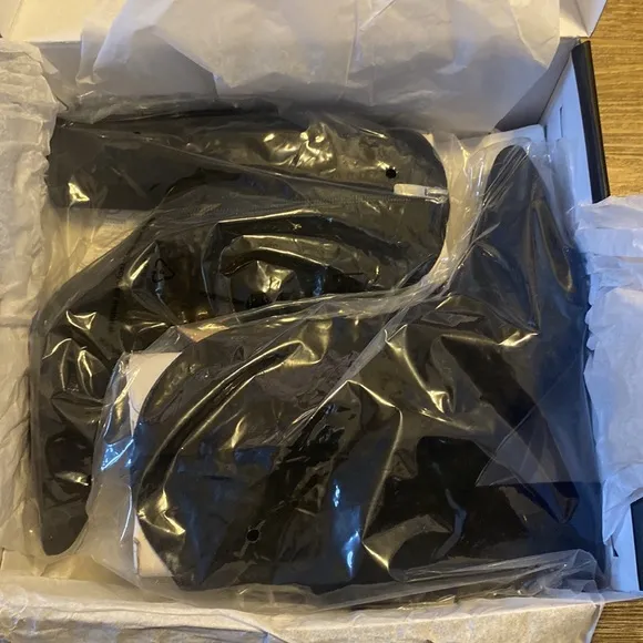BRAND NEW BLACK SUEDE BLOCKED HEEL BOOTS