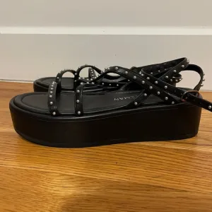 Brand New Stuart Weitzman black sandals, size 8