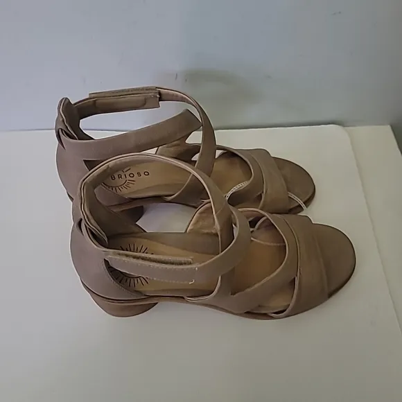 Brioso Verandah Leather Block Heel SandalsFrom Brioso, the Verandah Leather San