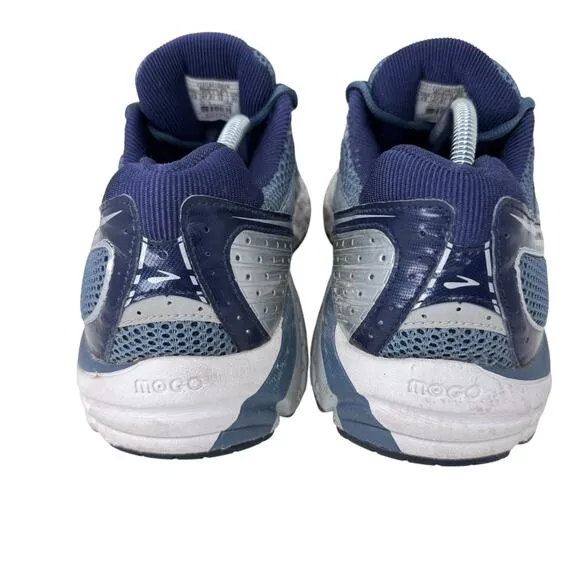 Brooks Addiction 11 Running Shoes Mens Size 13 Blue Mesh Logo Low Top Lace Up