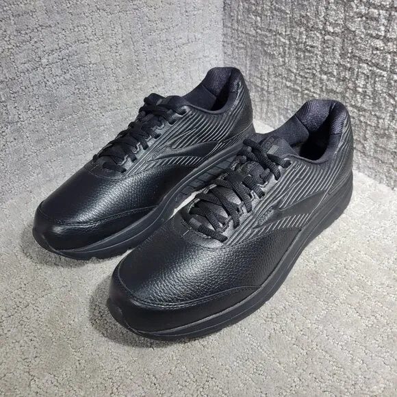 Brooks Addiction Walker 2 Men’s Size 13 Narrow B Black Leather Shoes 1103181B072
