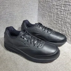 Brooks Addiction Walker 2 Men’s Size 13 Narrow B Black Leather Shoes 1103181B072