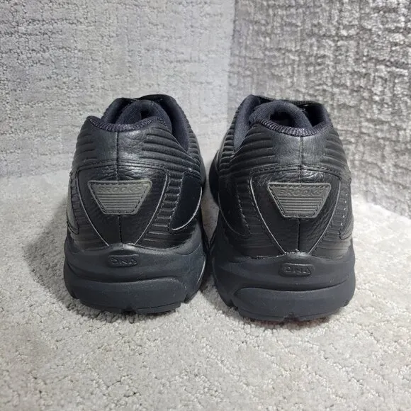Brooks Addiction Walker 2 Men’s Size 13 Narrow B Black Leather Shoes 1103181B072