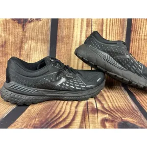 Brooks Adrenaline 21 Men’s 9 Black Mesh Running Shoes 1203291B020 Sneakers EUC