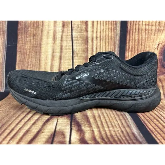 Brooks Adrenaline 21 Men’s 9 Black Mesh Running Shoes 1203291B020 Sneakers EUC