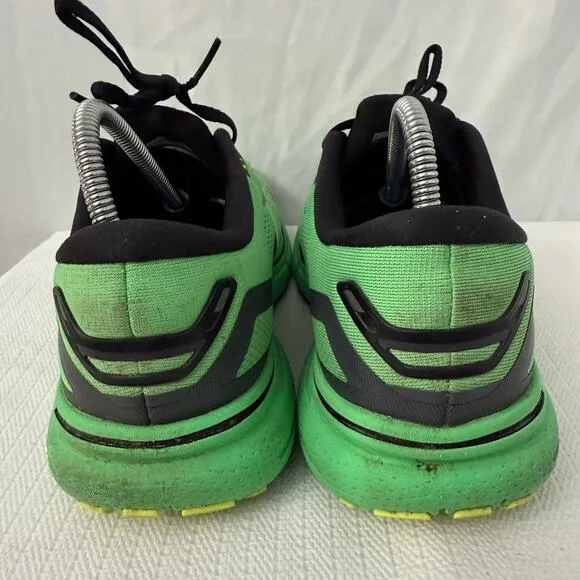 Brooks Ghost 15 Shoes Mens Size 10 D Green Running Sneakers