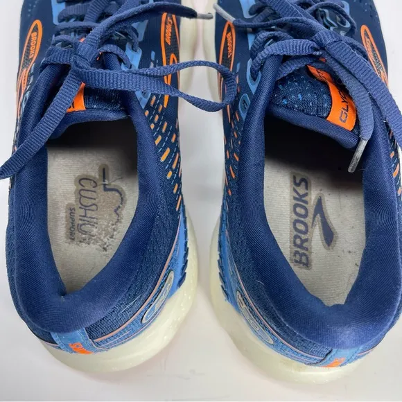 Brooks Men’s Glycerin GTS 20 Blue Depths/Palace Blue/Orange Size 10