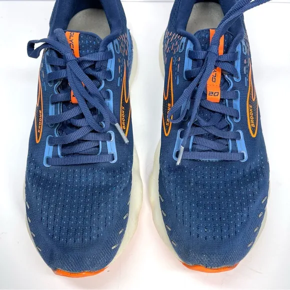 Brooks Men’s Glycerin GTS 20 Blue Depths/Palace Blue/Orange Size 10