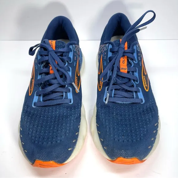 Brooks Men’s Glycerin GTS 20 Blue Depths/Palace Blue/Orange Size 10