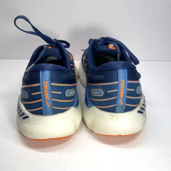 Brooks Men’s Glycerin GTS 20 Blue Depths/Palace Blue/Orange Size 10