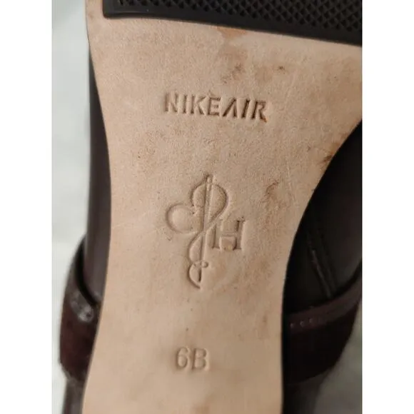 Brown Cole Haan Heeled Booties Sz 6