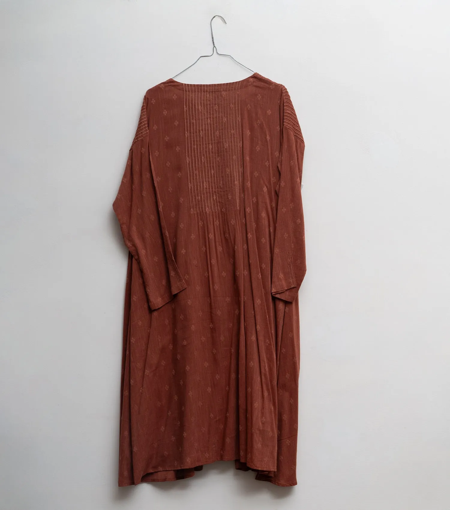 Brown Cotton Cape with Slip