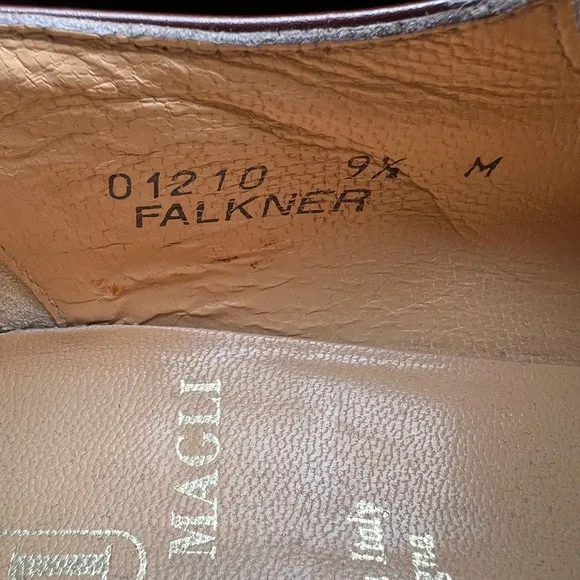 Bruno Magli Monk Strap Leather Dress Shoes 9.5