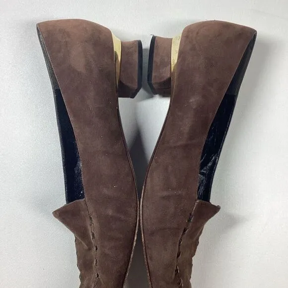 Bruno Magli Suede low loafer in Brown