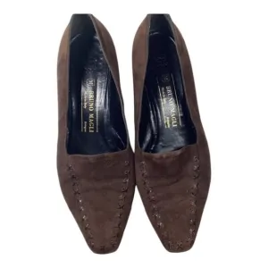 Bruno Magli Suede low loafer in Brown