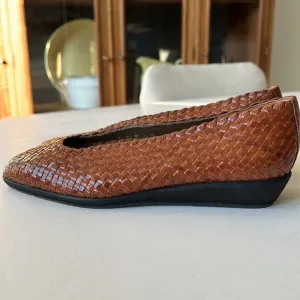 Bruno Magli woven leather women’s shoes