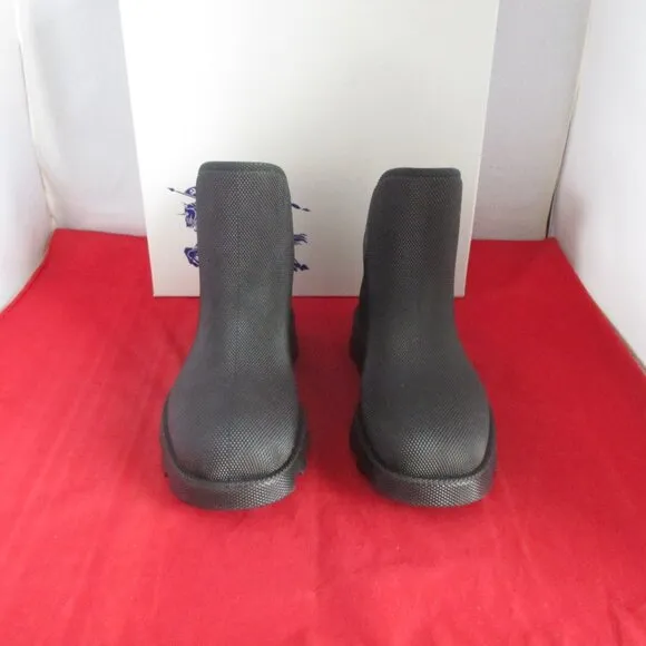 Burberry Men's Rubber Ankle Rain Boots $820 - Size EU 39 - Black - #1068