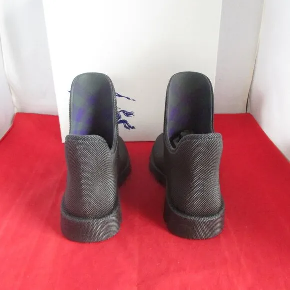 Burberry Men's Rubber Ankle Rain Boots $820 - Size EU 39 - Black - #1068