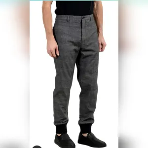 BURBERRY Men's Wool Gray Casual Pants US 34 UK 50