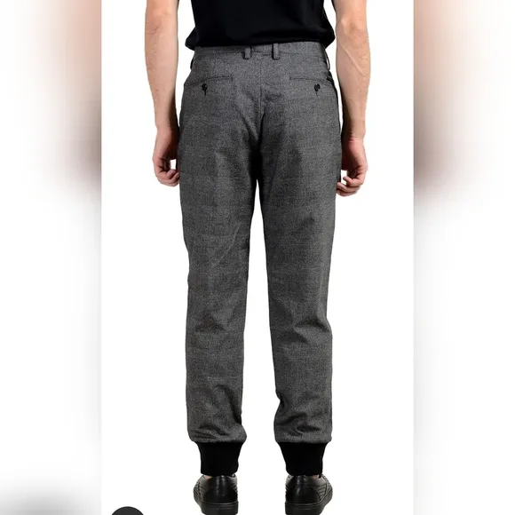 BURBERRY Men's Wool Gray Casual Pants US 34 UK 50