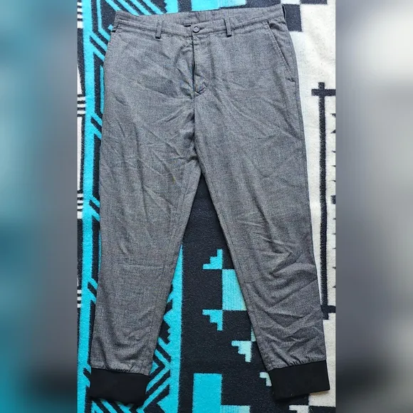 BURBERRY Men's Wool Gray Casual Pants US 34 UK 50