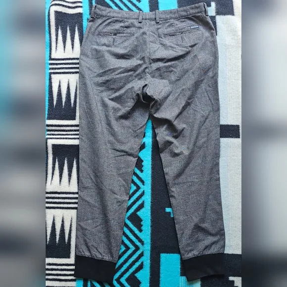BURBERRY Men's Wool Gray Casual Pants US 34 UK 50