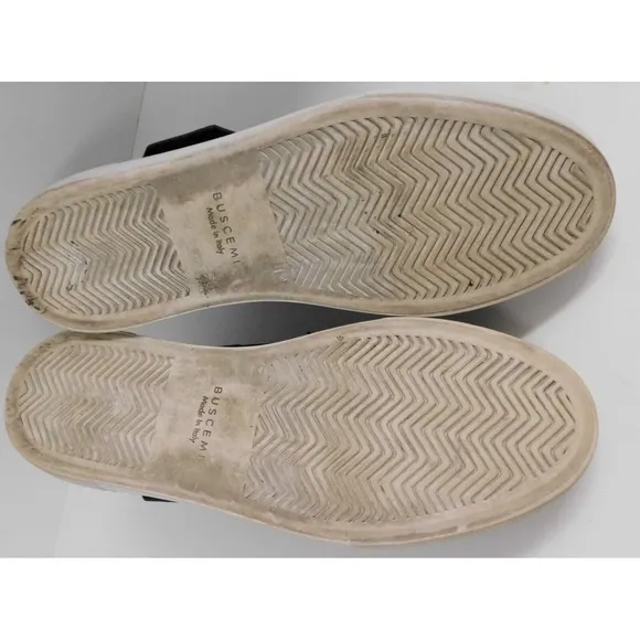 Buscemi Womens Blue Marino Suede Sneakers Shoes eu 38