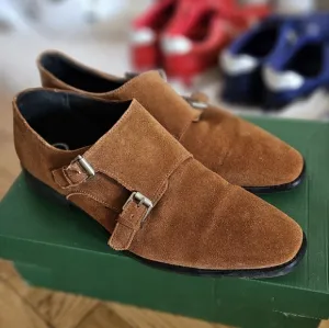 Calvin Klein men's suede boots, size 10.5 , color tan