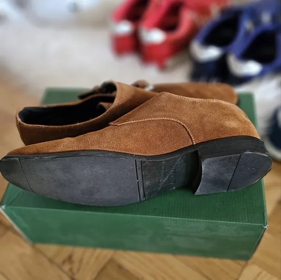 Calvin Klein men's suede boots, size 10.5 , color tan