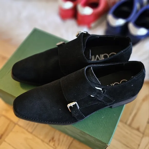 Calvin Klein men's suede boots size 10.5 US , color black