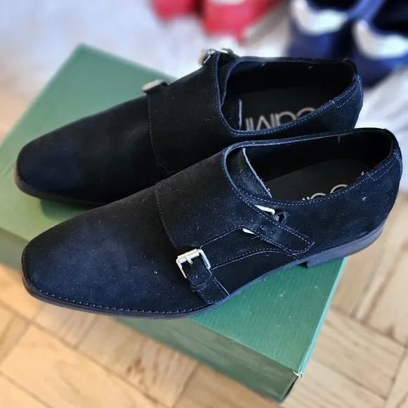 Calvin Klein men's suede boots size 10.5 US , color black