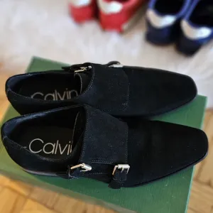 Calvin Klein men's suede boots size 10.5 US , color black