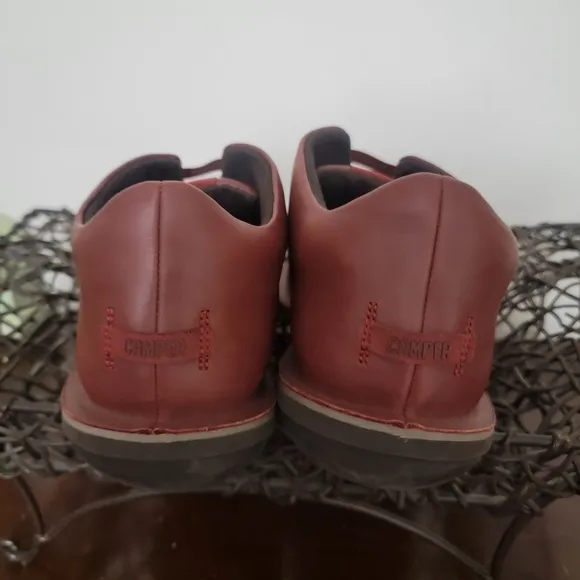 Camper Beetle Casual Ankle Shoes Boots Red Brown Size  11 U.S 45 EU