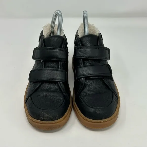 Camper Kiddo Kids Girls Black Leather Adjustable Boots Size 32 (US Size 13.5)