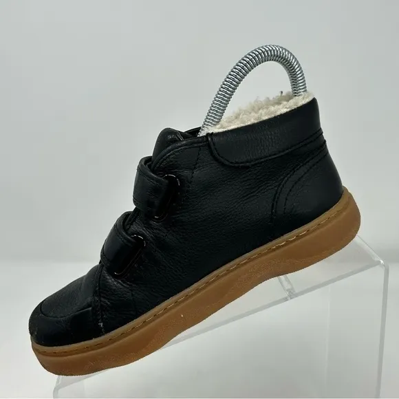 Camper Kiddo Kids Girls Black Leather Adjustable Boots Size 32 (US Size 13.5)
