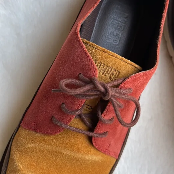 Camper leather suede shoes