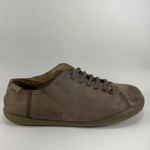 Camper Peu Cami Leather Shoes Brown Womens Size US 8.5, EU 41 Slip On Casual