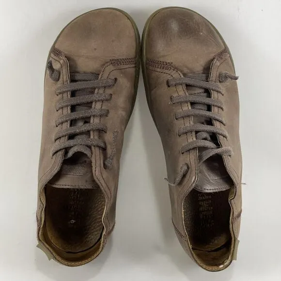 Camper Peu Cami Leather Shoes Brown Womens Size US 8.5, EU 41 Slip On Casual