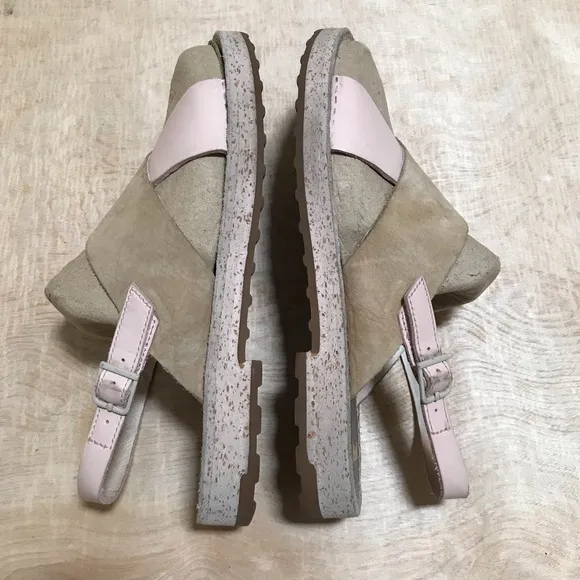 Camper Pim Pom Leather Sandals Size 37/7