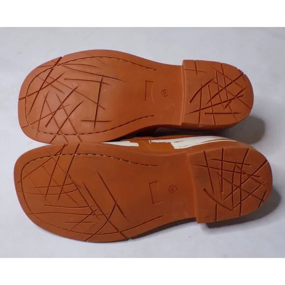 🆕CAMPERLAB 198 Loafer Shoes Brown White Leather 11