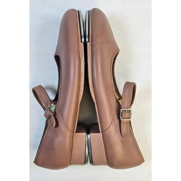 CAPEZIO Adult Tap Shoes 3800 Leather Mary Jane size 10