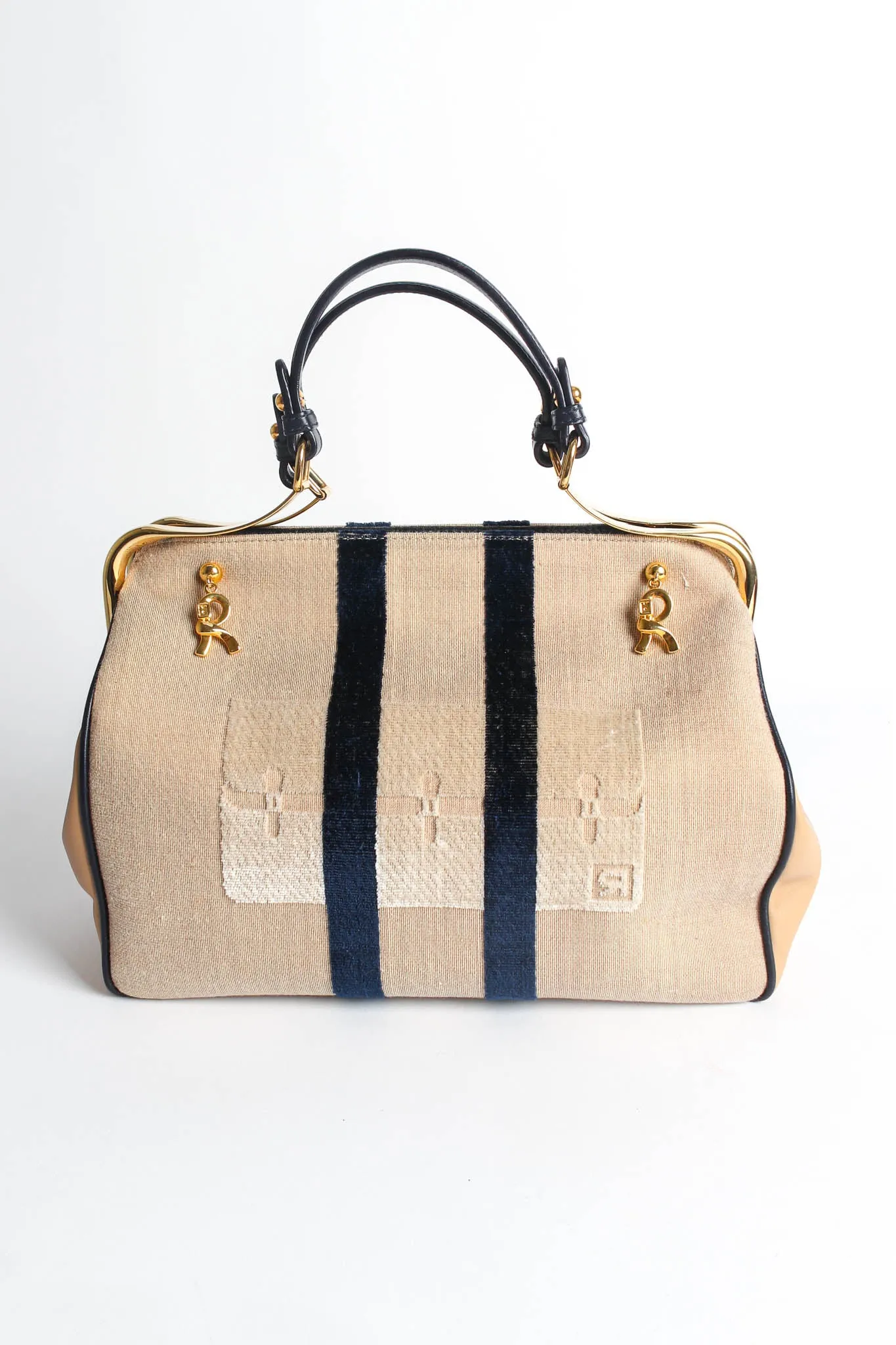 Caravel Twill Block Stripe Bag