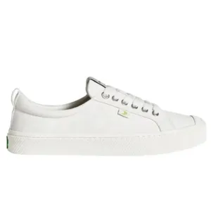 Cariuma Oca Low Canvas Sneaker Casual Shoes Lace-Up Off-White 7 Mens 8.5 Womens